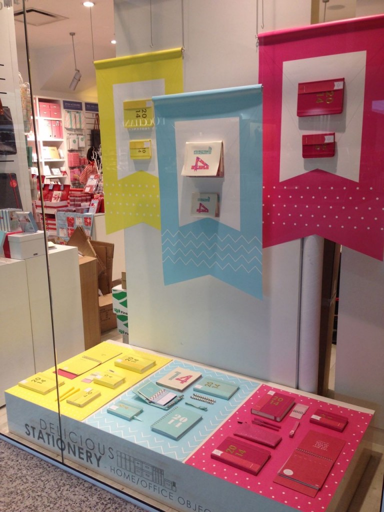 Terrific clean window display Kikki K Australian Newsagency Blog