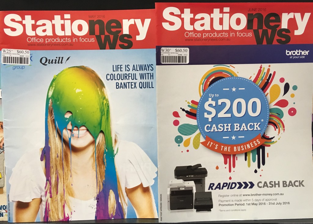 The ridiculous distribution of Stationery News continues Australian